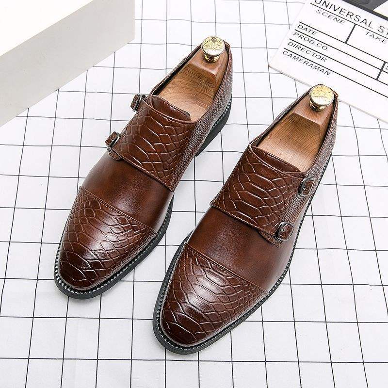Double Buckle Dress Shoes