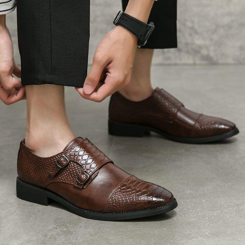 Double Buckle Dress Shoes