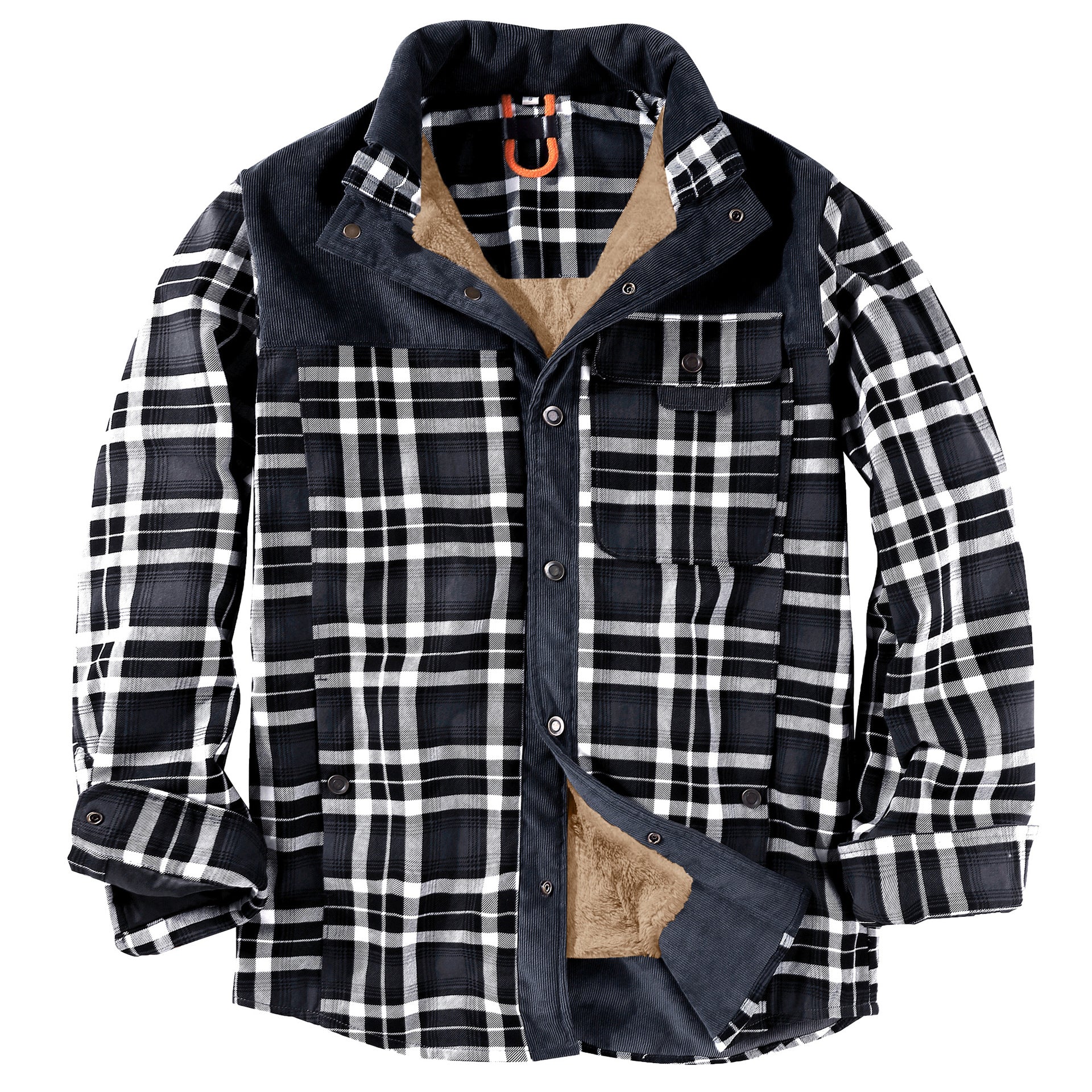 Hooded Flannel Jacket