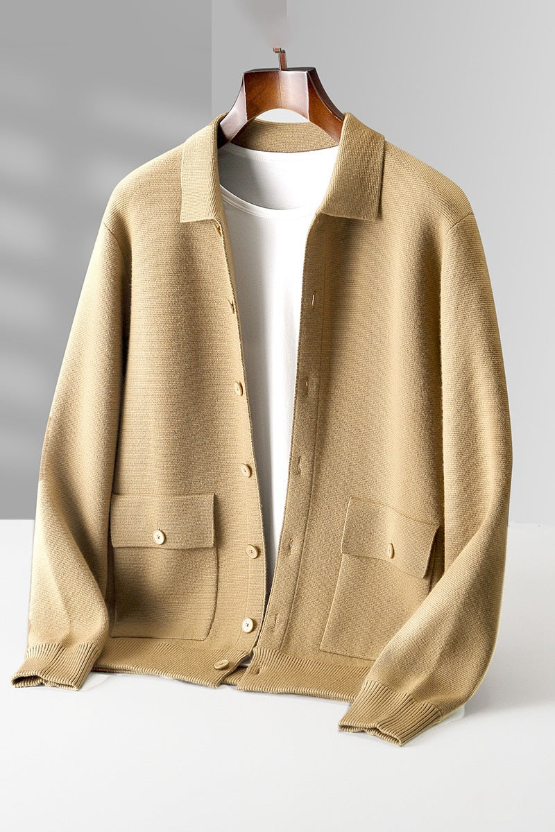 Veste zippée en laine