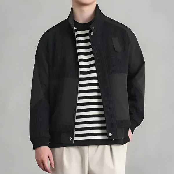 Patchwork Corduroy Jacket