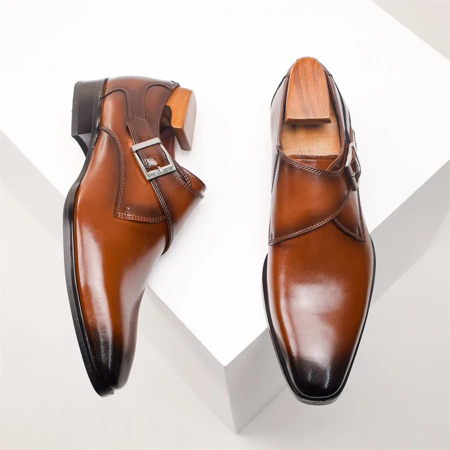 Single Monk Strap Shoes