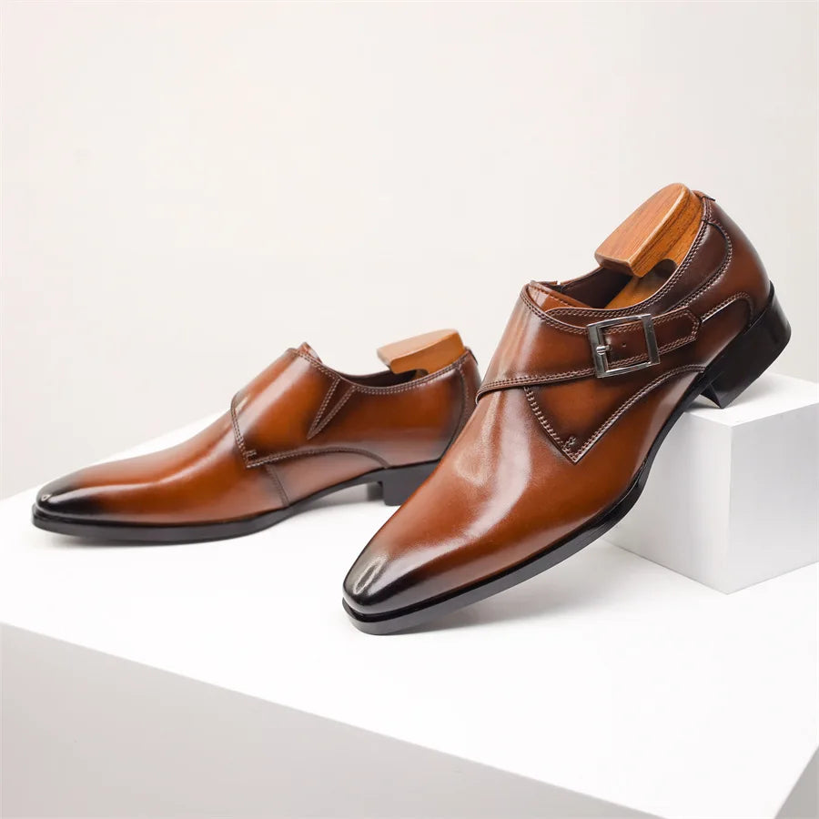 Single Monk Strap Shoes