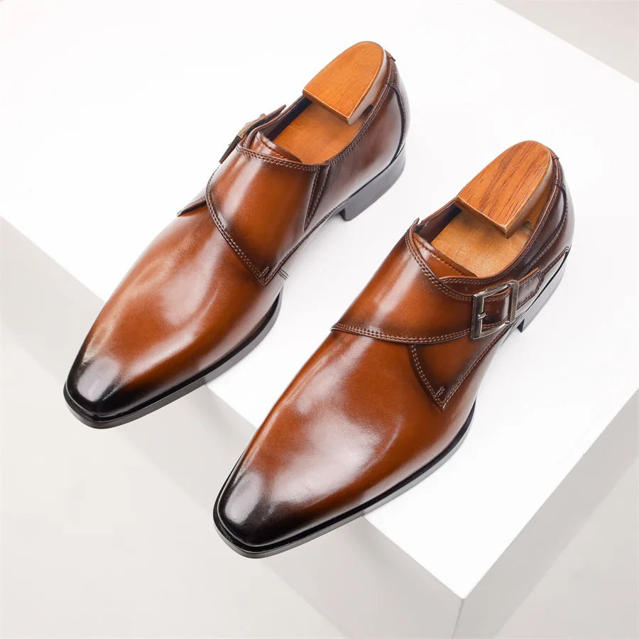 Single Monk Strap Shoes