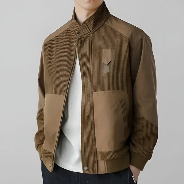 Patchwork Corduroy Jacket