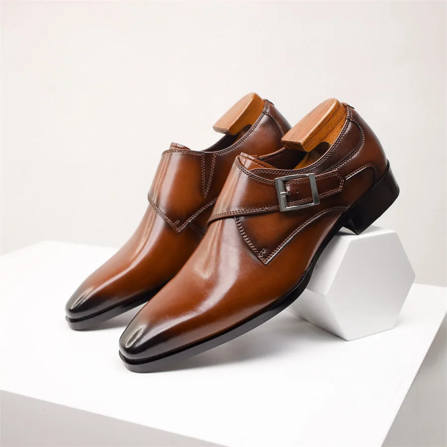 Single Monk Strap Shoes