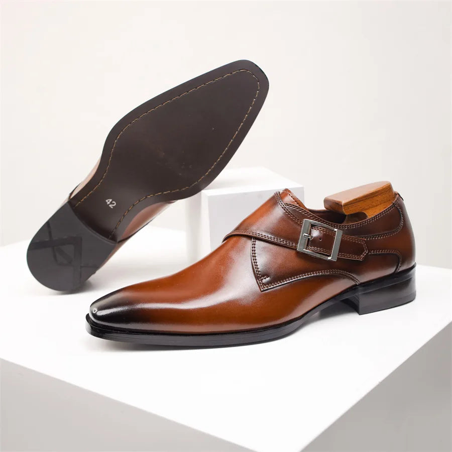 Single Monk Strap Shoes