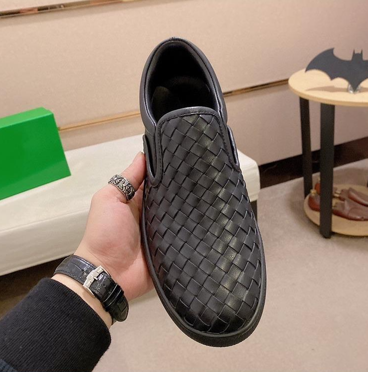 Leather Slip-On Loafers