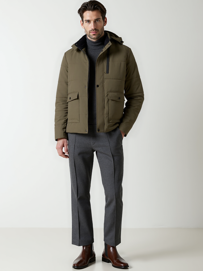 Fleece Lined Winter Jacket
