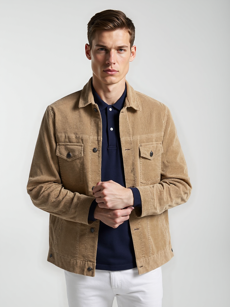 Cotton Button Jacket