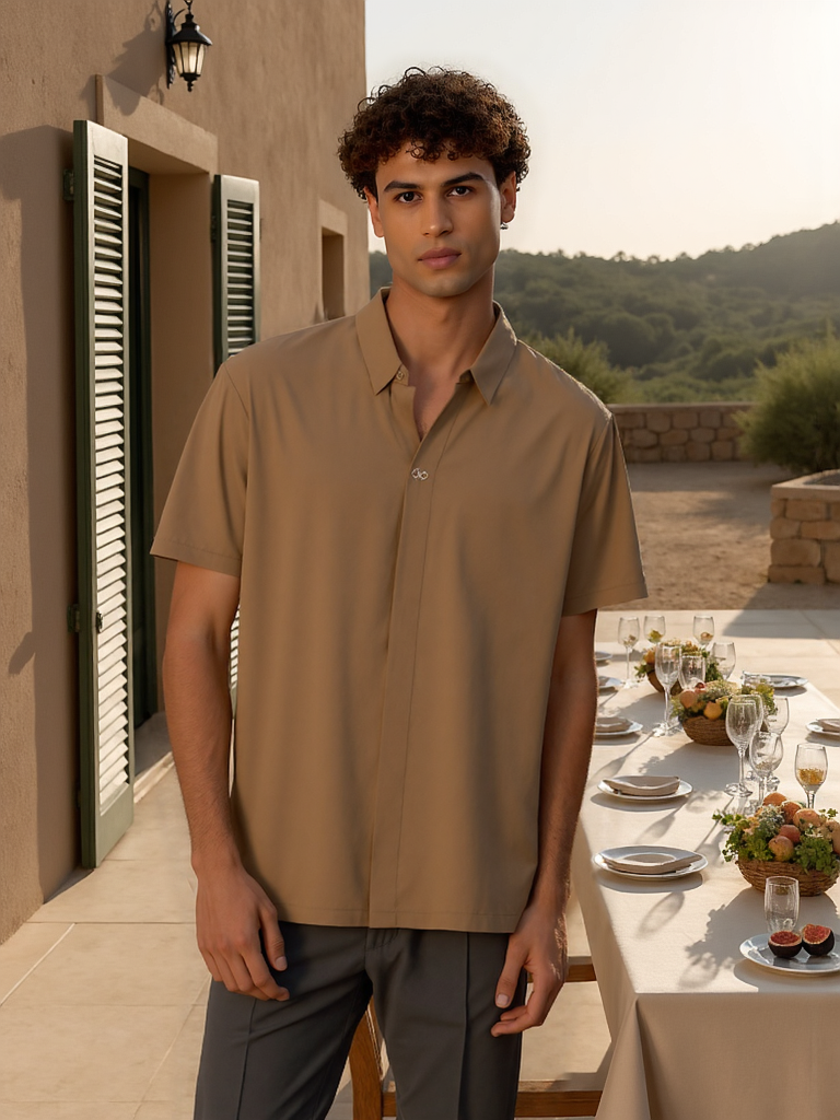 Ensemble chemise et pantalon classiques pour homme