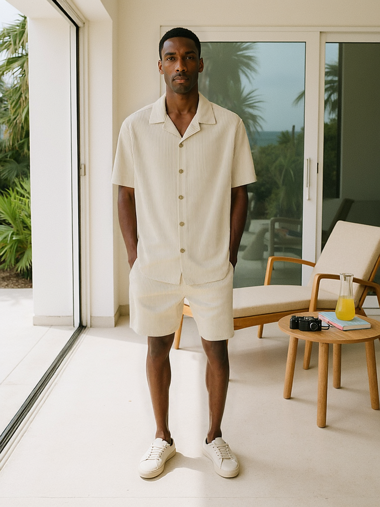 Ensemble chemise et pantalon d'été