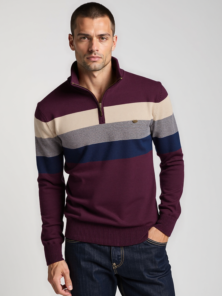 Men’s Zip Knit Sweater