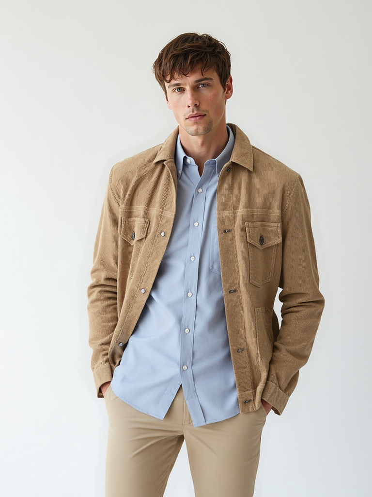 Cotton Button Jacket